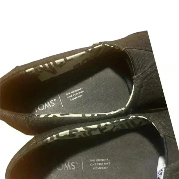 Toms Alpargata Boardwalk Slip‎ On Canvas Platform Sneaker - Size 9 - Picture 6 of 6